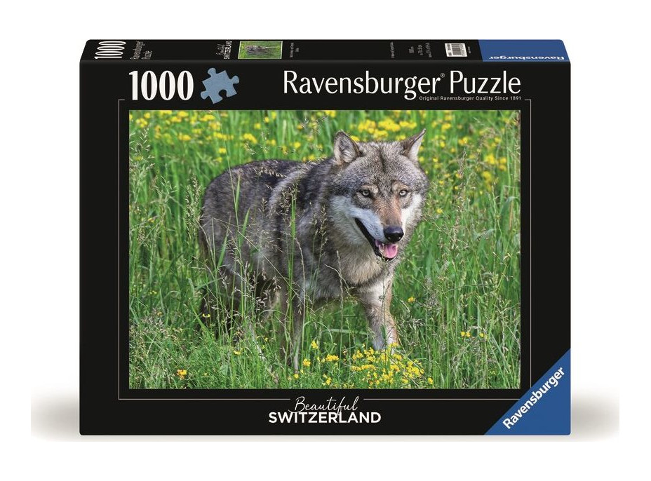 RAVENSBURGER Puzzle Nebojácný vlk 1000 dílků