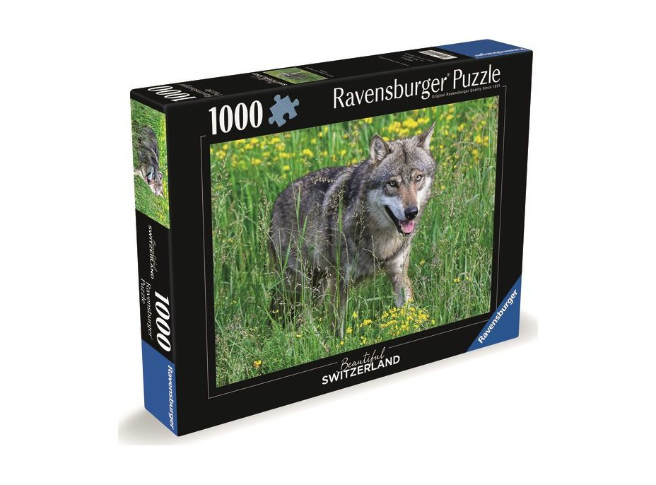 RAVENSBURGER Puzzle Nebojácný vlk 1000 dílků