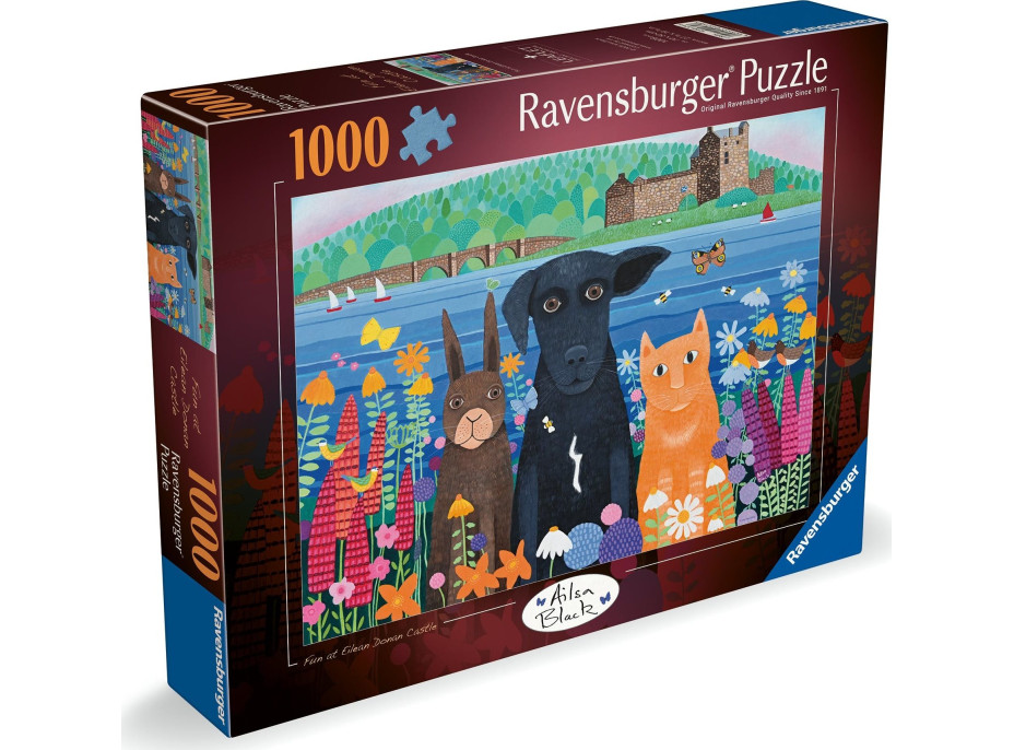 RAVENSBURGER Puzzle Zvířecí kamarádi 1000 dílků
