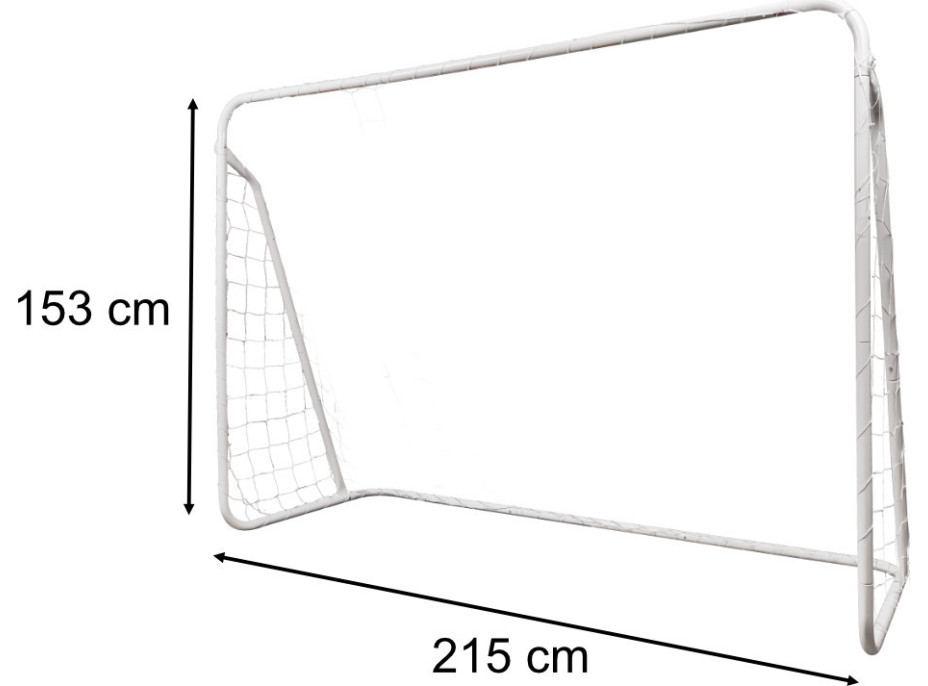 Dětská fotbalová tréninková branka 2v1 + podložka na přesnost 215 x 153 x 76 cm