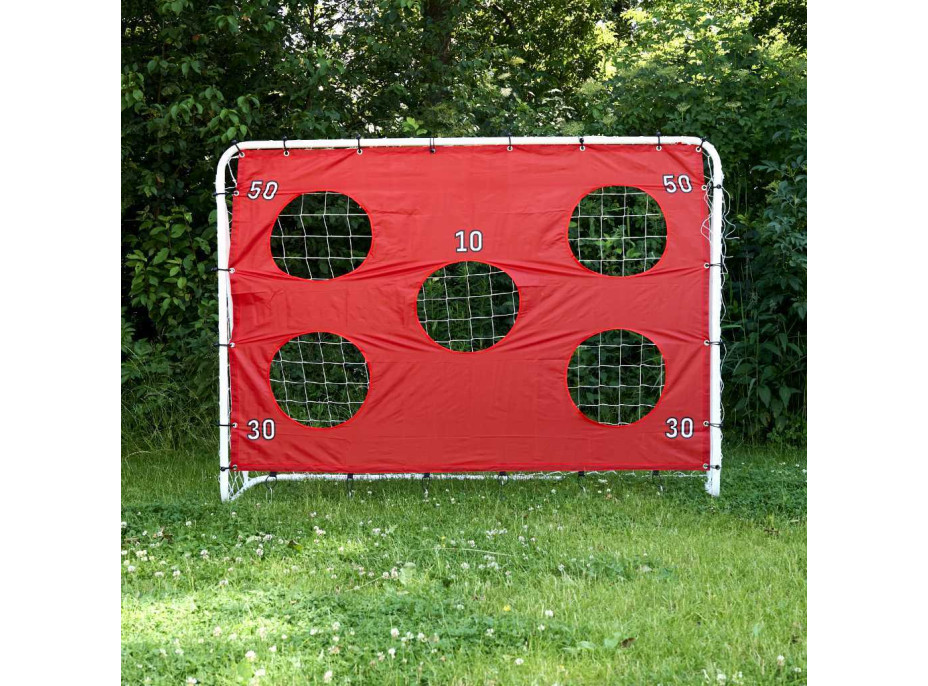 Dětská fotbalová tréninková branka 2v1 + podložka na přesnost 215 x 153 x 76 cm