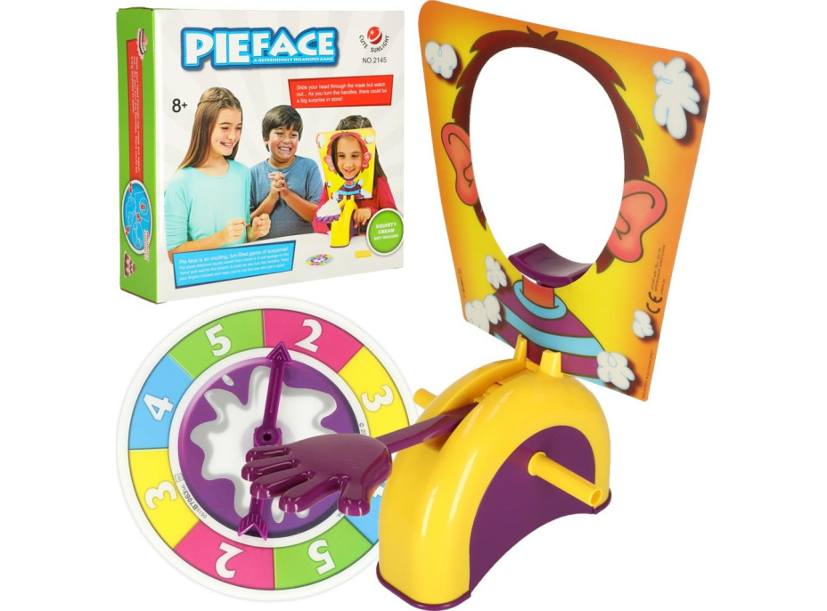 Společenská párty hra PIE FACE - Koláč v obličeji