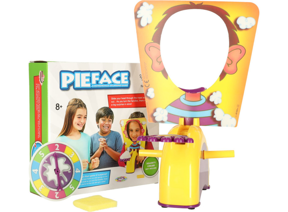 Společenská párty hra PIE FACE - Koláč v obličeji
