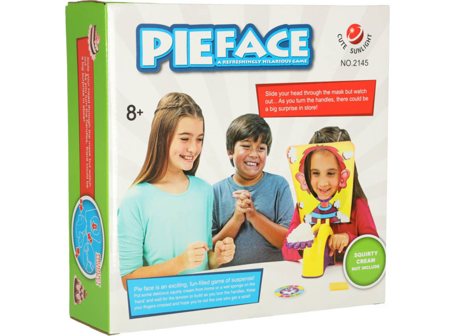 Společenská párty hra PIE FACE - Koláč v obličeji