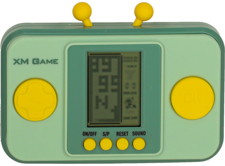 Přenosná konzole pro elektronické arkádové hry - zelená