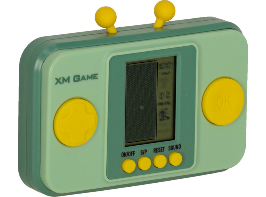 Přenosná konzole pro elektronické arkádové hry - zelená