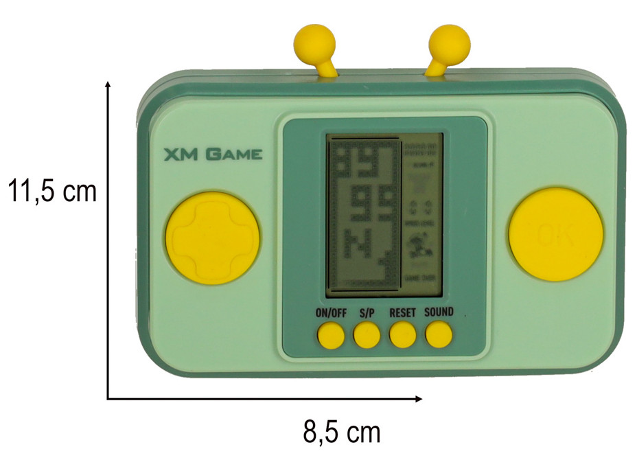 Přenosná konzole pro elektronické arkádové hry - zelená