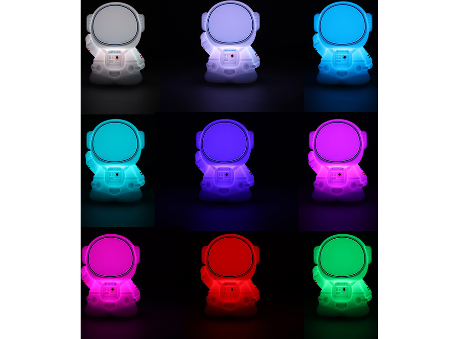 Dětské dotykové LED noční světlo RGB - Astronaut