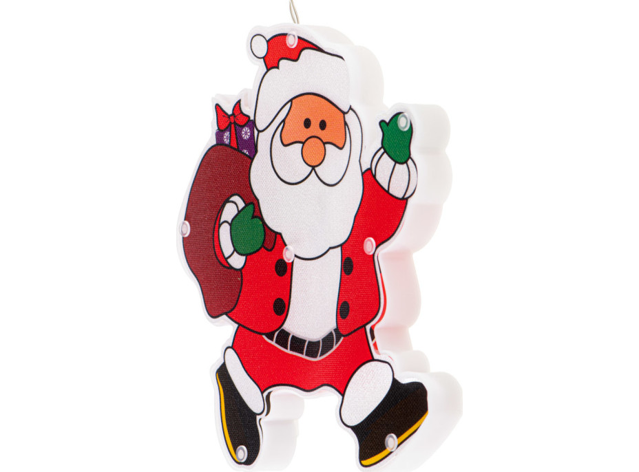 Závěsné LED svítidlo - Santa s dárky
