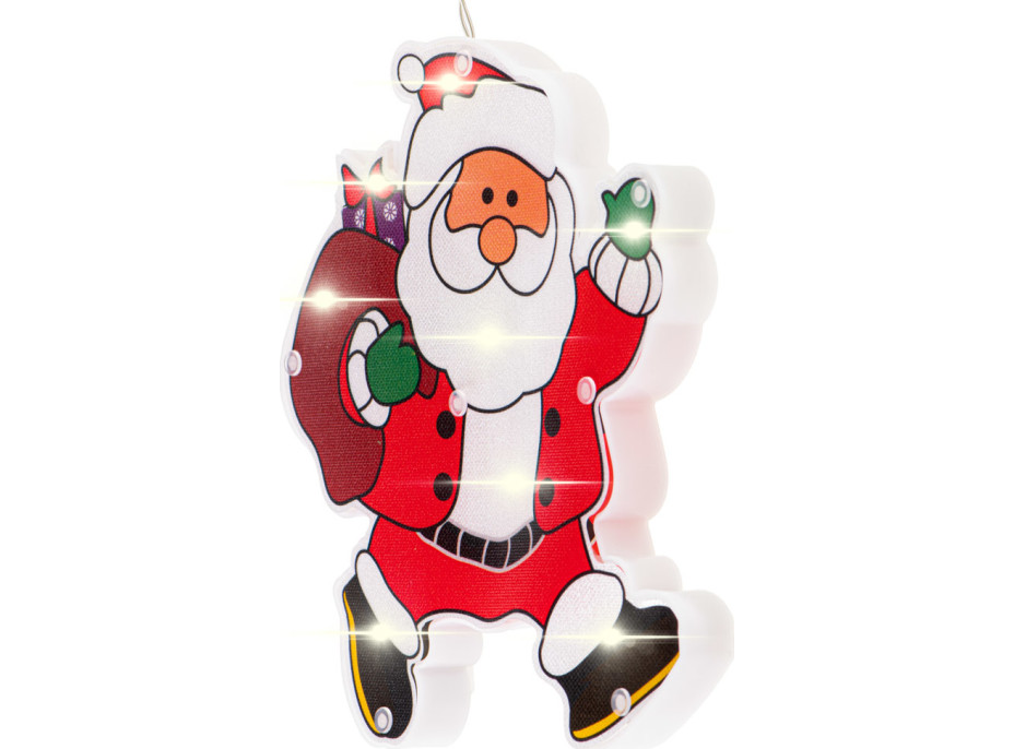 Závěsné LED svítidlo - Santa s dárky