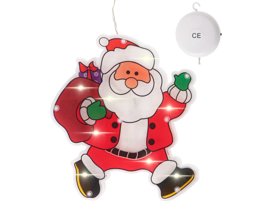 Závěsné LED svítidlo - Santa s dárky