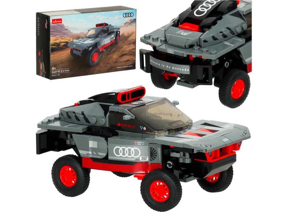 Stavebnice 1:30 Audi RS Q e-tron - 376 dílků
