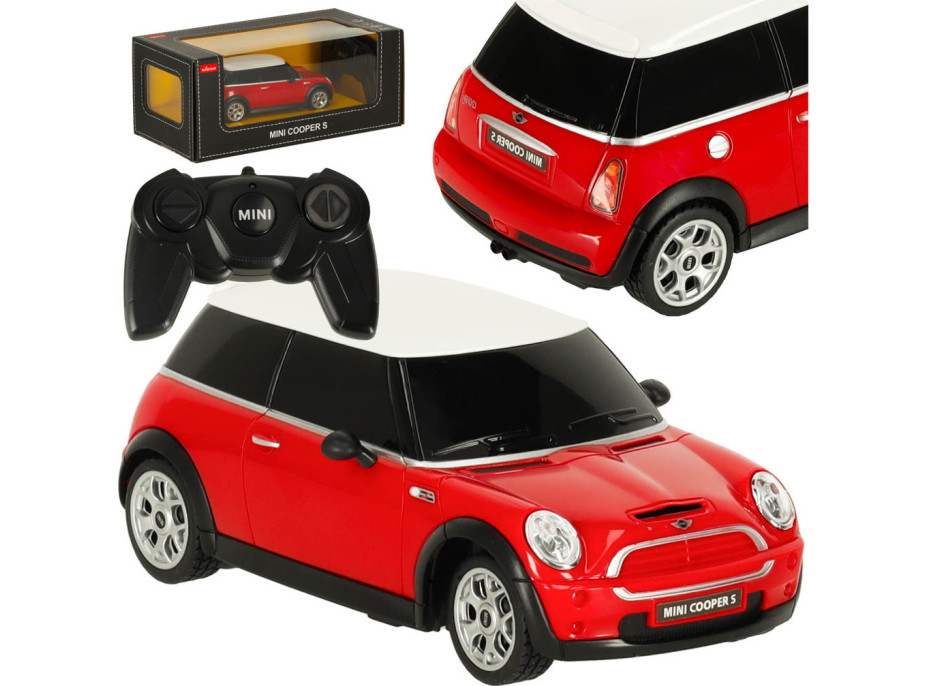 RC auto 1:24 MINI COOPER S - červené