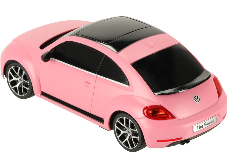 RC auto 1:24 Volkswagen Beetle-UV růžové