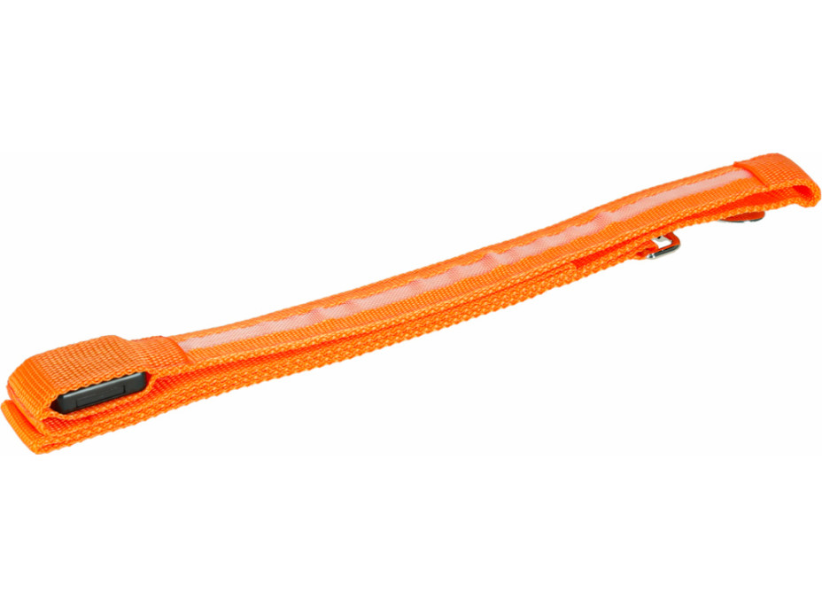 LED svítící vodítko pro psy 2,5x120 cm - oranžové