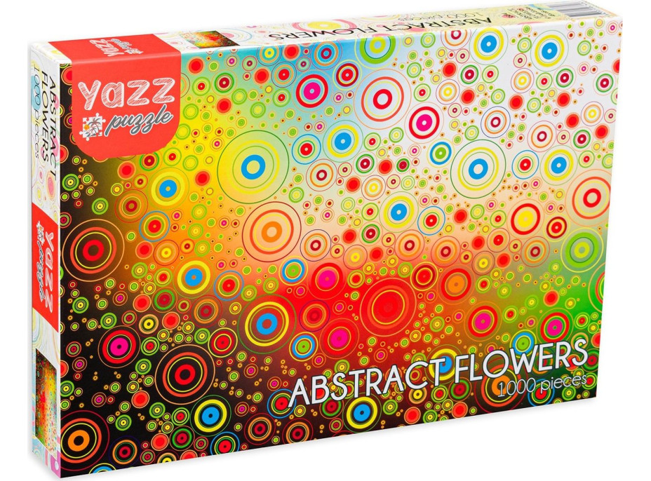 YAZZ Puzzle Abstraktní květy 1000 dílků
