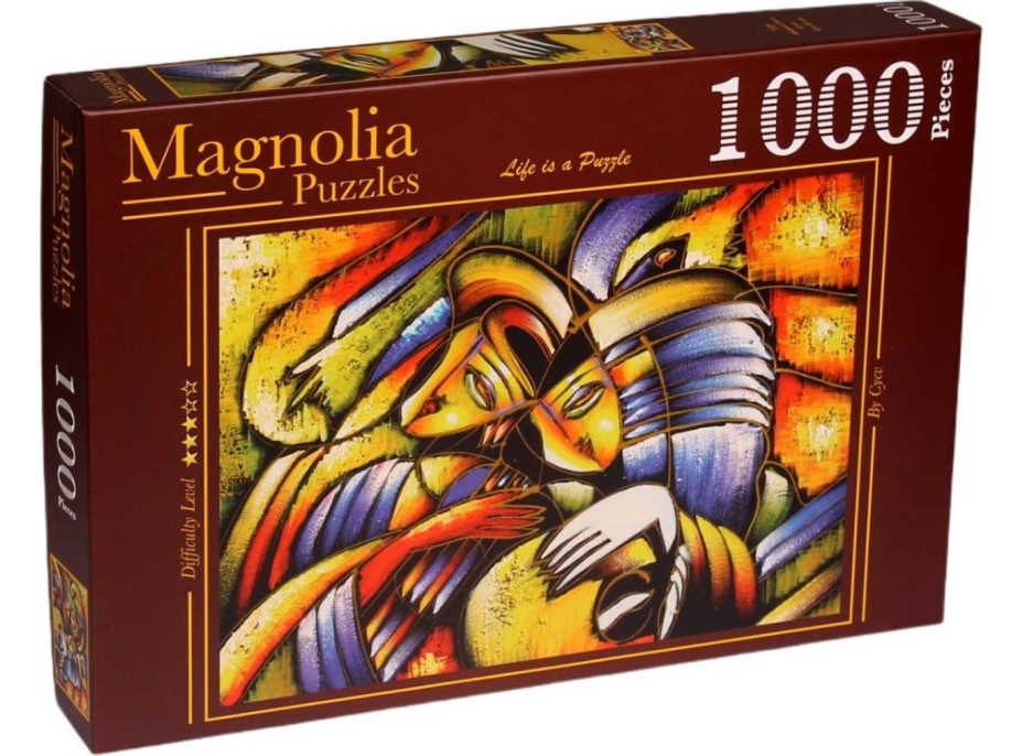 MAGNOLIA Puzzle Abstraktní tvář 1000 dílků