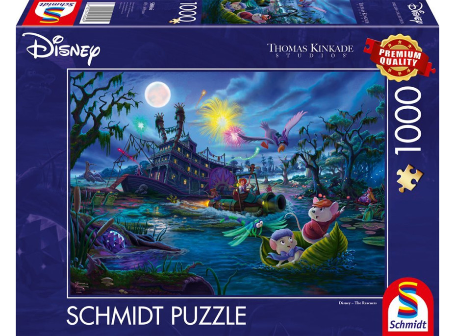 SCHMIDT Puzzle Bernard a Bianca: Záchranáři 1000 dílků