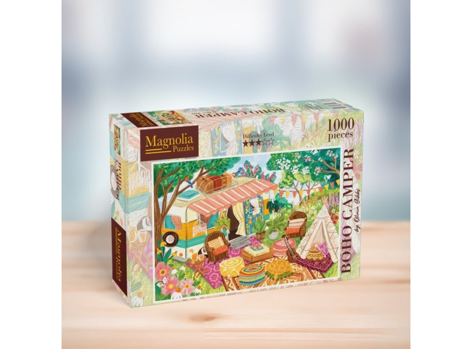 MAGNOLIA Puzzle Boho kempování 1000 dílků