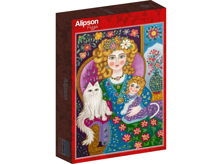 ALIPSON Puzzle Dáma se zlatými vlasy 1000 dílků