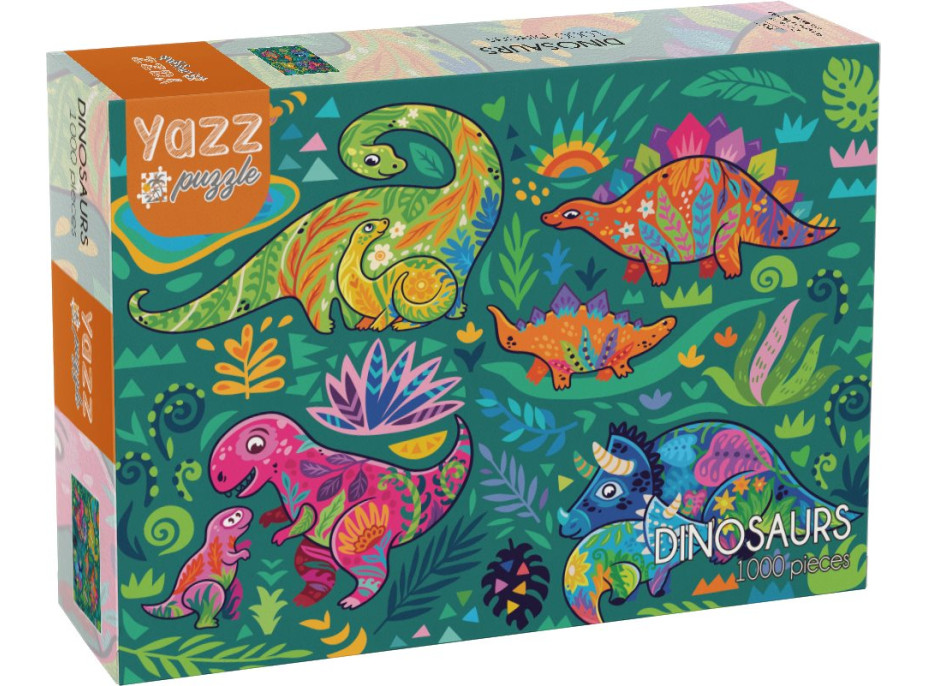 YAZZ Puzzle Dinosauři 1000 dílků