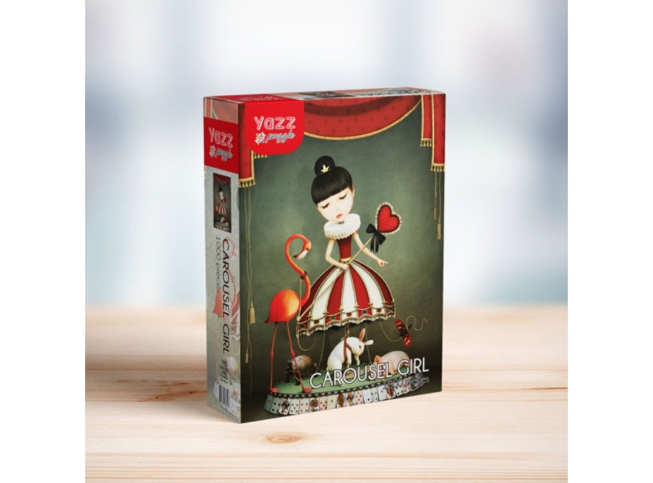 YAZZ Puzzle Dívka od kolotočů 1000 dílků