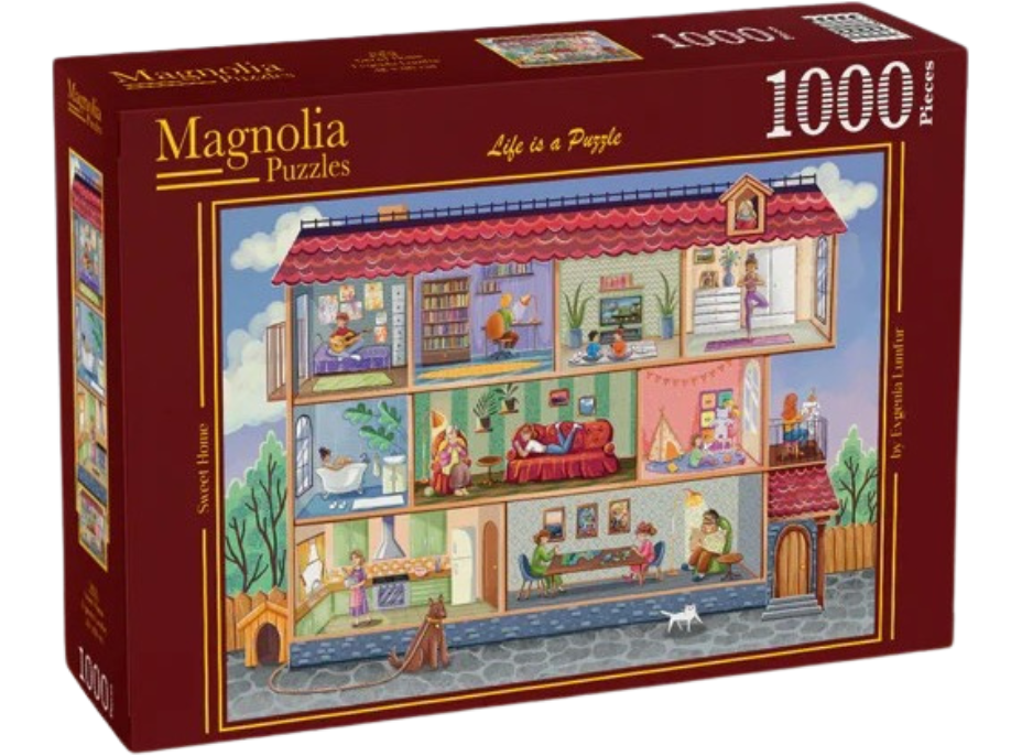 MAGNOLIA Puzzle Domov, sladký domov 1000 dílků
