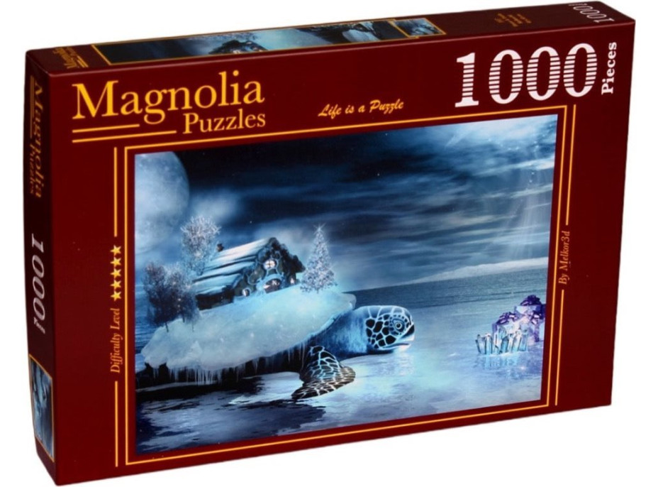 MAGNOLIA Puzzle Dům a želva 1000 dílků