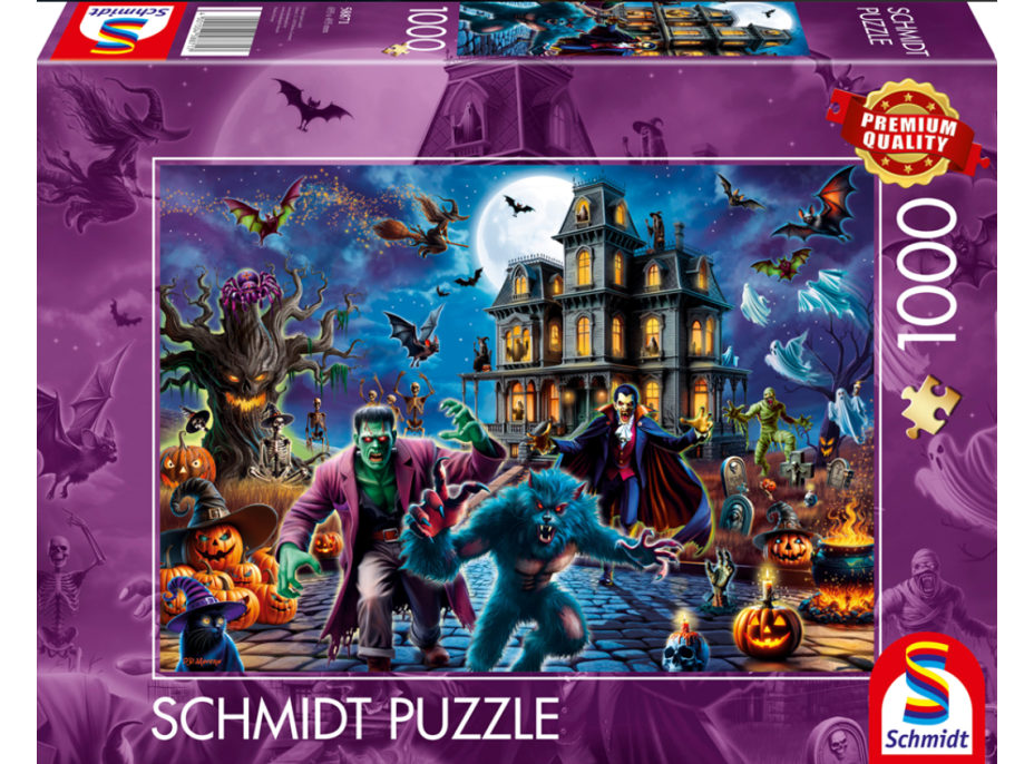 SCHMIDT Puzzle Halloweenská noc 1000 dílků