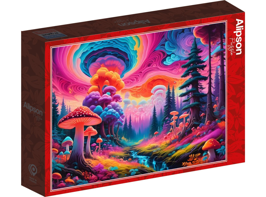 ALIPSON Puzzle Houbový les 1000 dílků