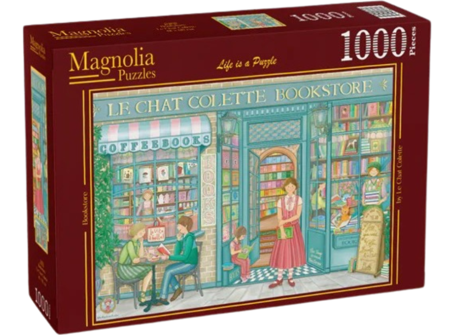 MAGNOLIA Puzzle Knihkupectví 1000 dílků
