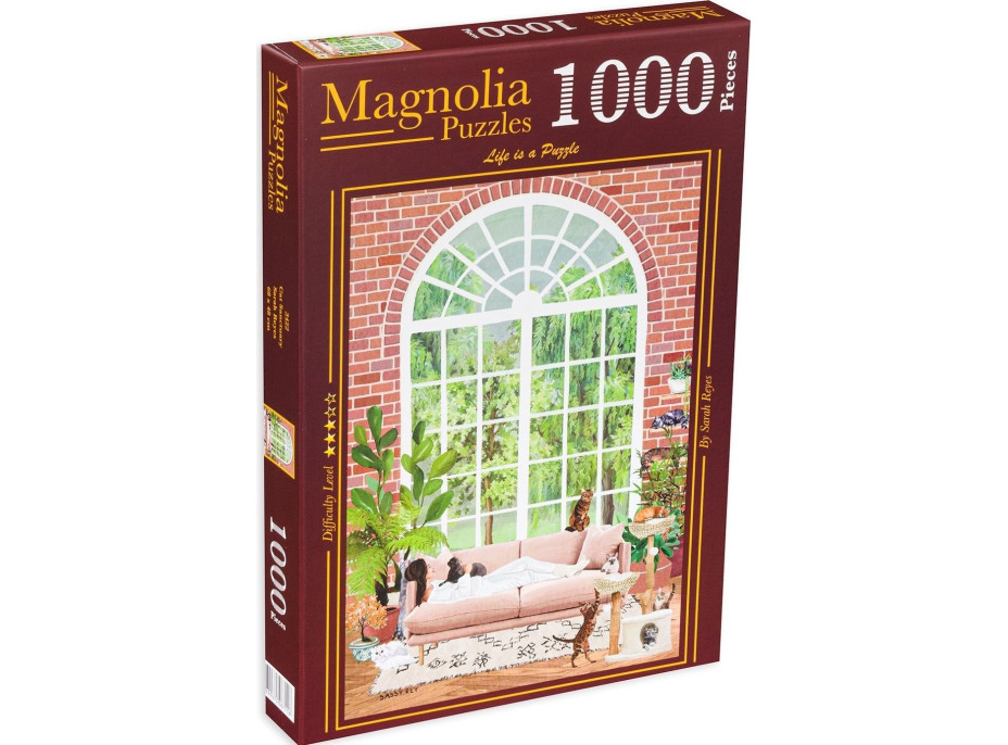 MAGNOLIA Puzzle Kočičí útočiště 1000 dílků