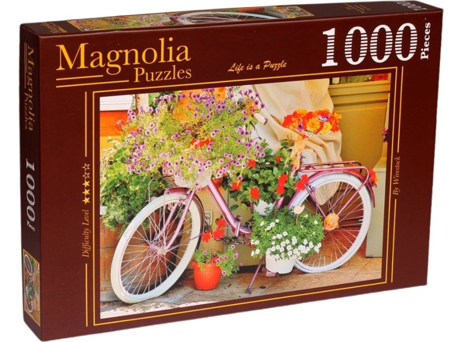 MAGNOLIA Puzzle Kolo s květinami 1000 dílků