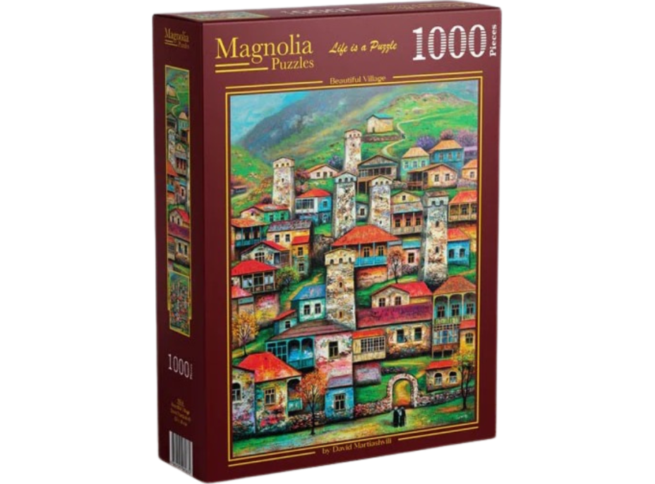 MAGNOLIA Puzzle Krásná vesnice 1000 dílků
