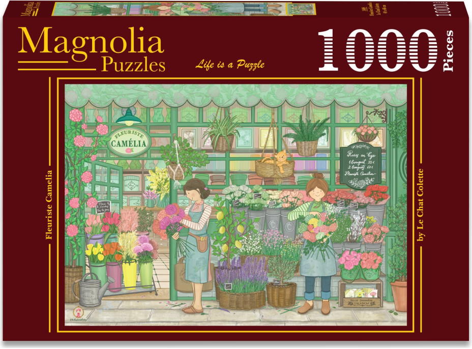 MAGNOLIA Puzzle Květinářství Camelia 1000 dílků