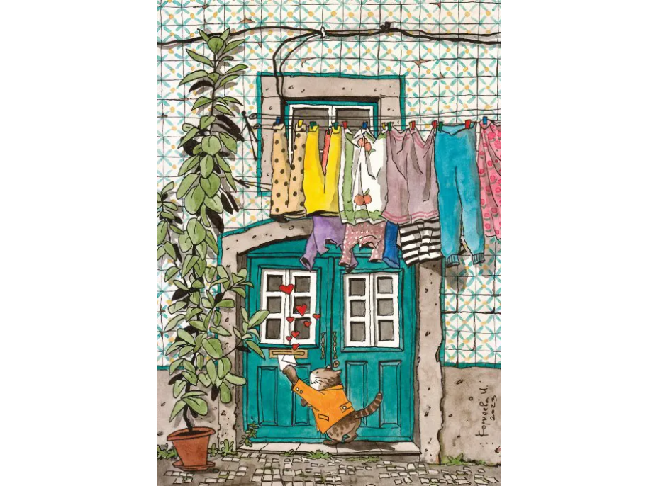 MAGNOLIA Puzzle Láska je ve vzduchu 1000 dílků