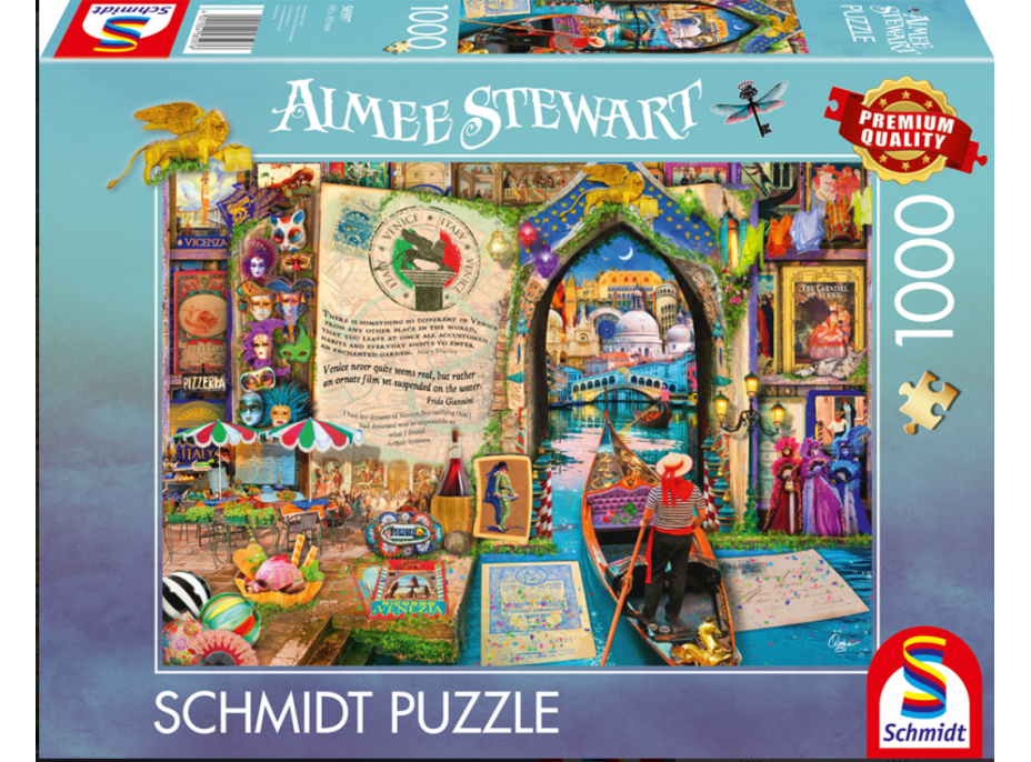 SCHMIDT Puzzle Vzpomínky na Benátky 1000 dílků