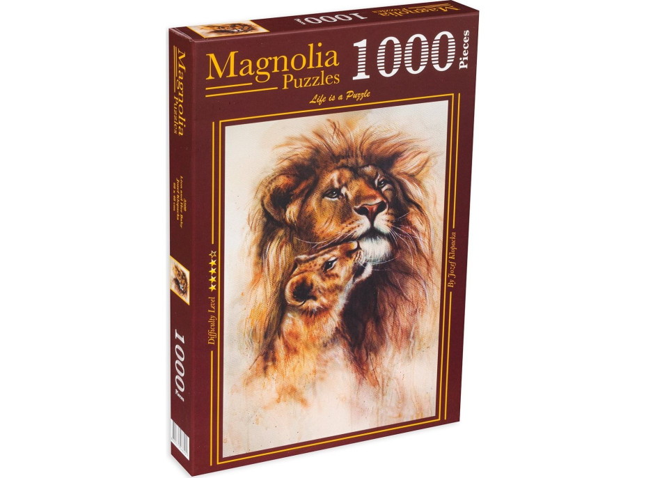 MAGNOLIA Puzzle Lev a jeho mládě 1000 dílků