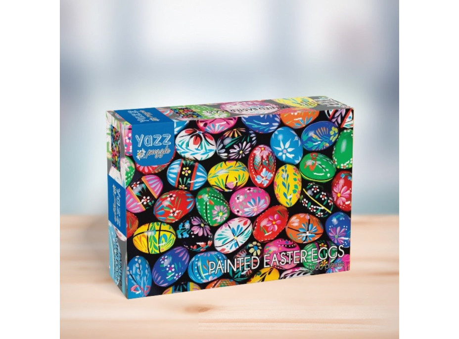 YAZZ Puzzle Malovaná velikonoční vajíčka 1000 dílků