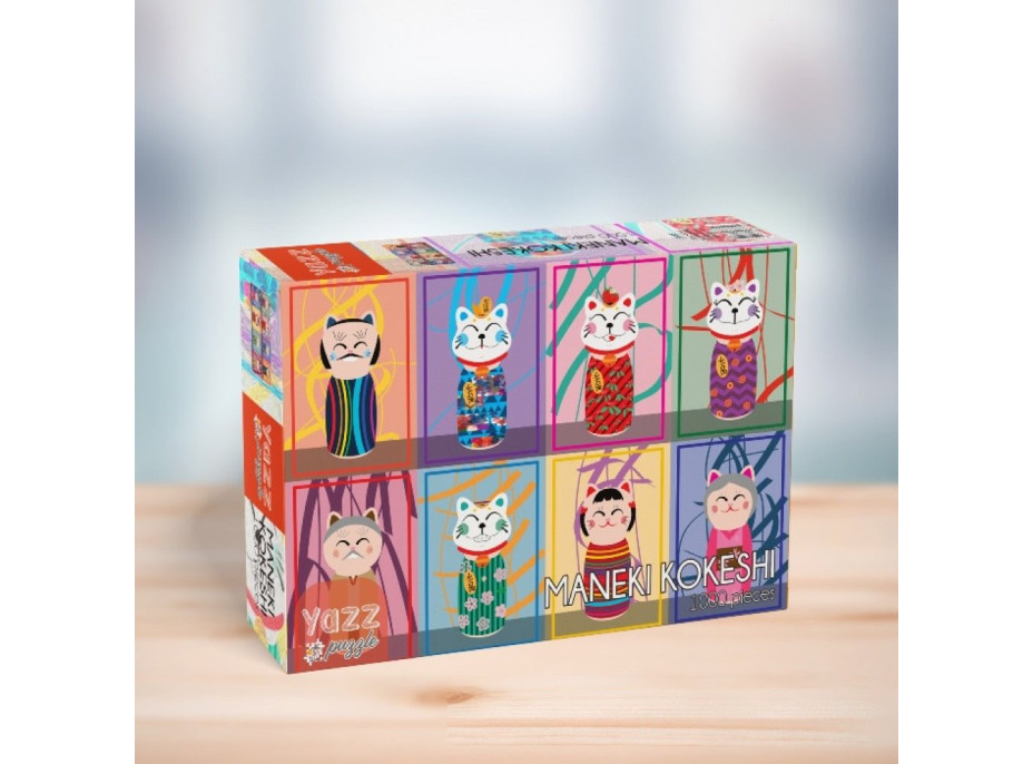 YAZZ Puzzle Maneki Kokeshi 1000 dílků