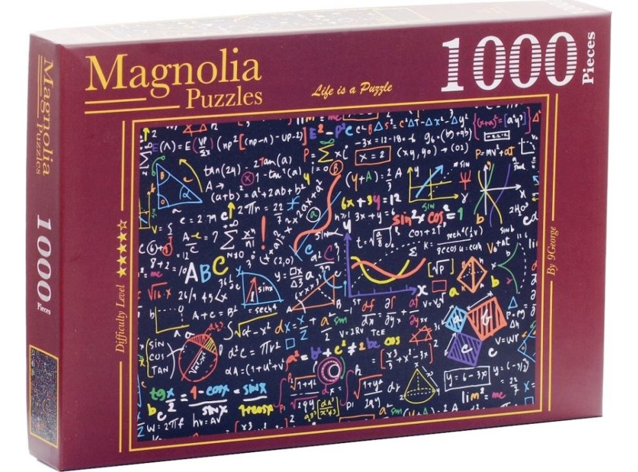 MAGNOLIA Puzzle Matematika 1000 dílků