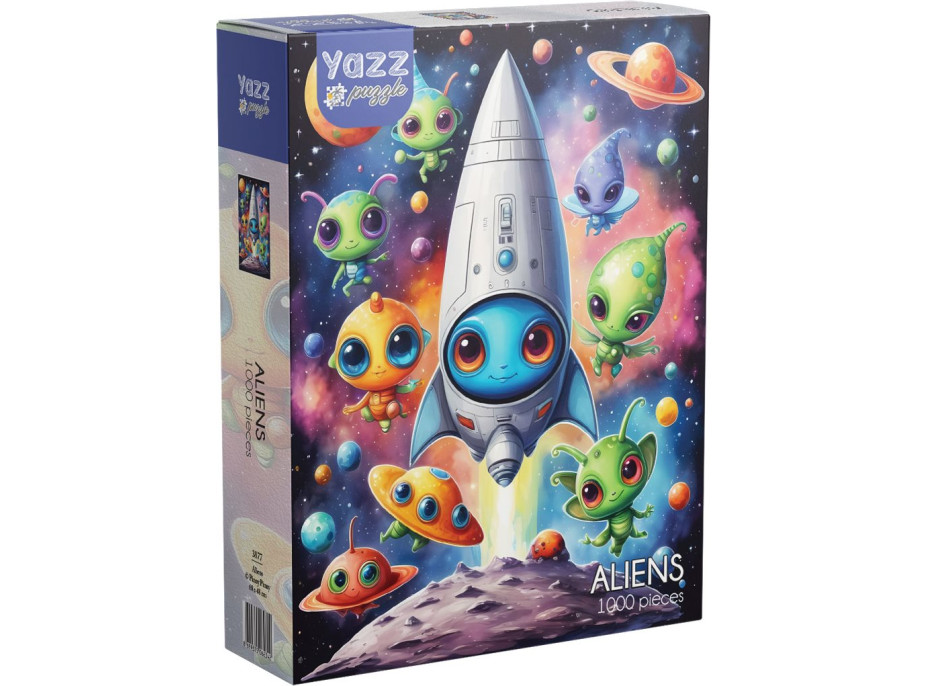 YAZZ Puzzle Mimozemšťané 1000 dílků