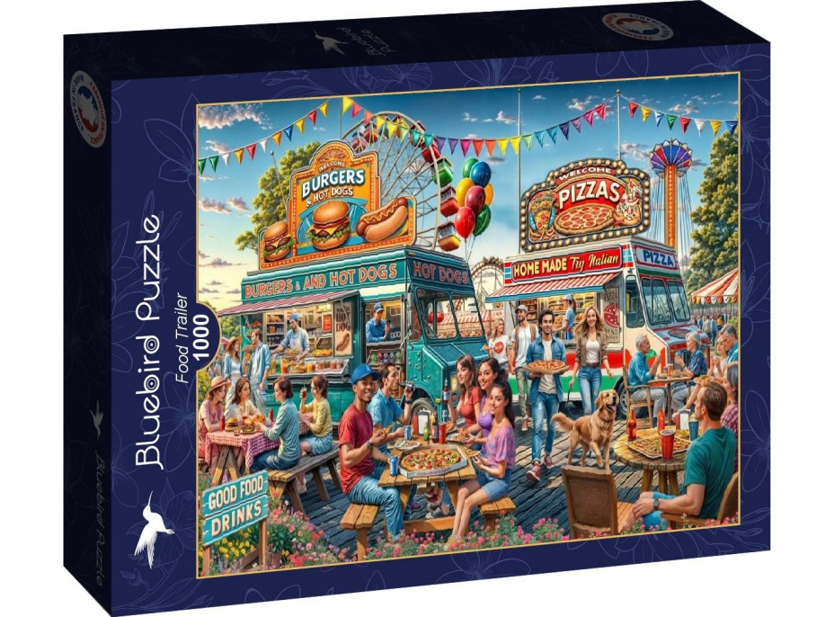 BLUEBIRD Puzzle Pojízdné občerstvení 1000 dílků
