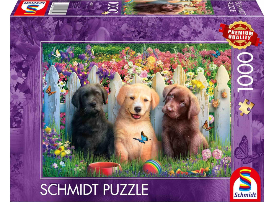 SCHMIDT Puzzle Roztomilá štěňátka 1000 dílků