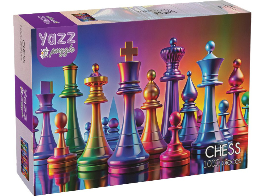 YAZZ Puzzle Šachy 1000 dílků
