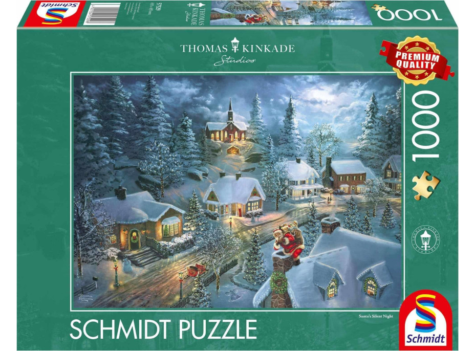 SCHMIDT Puzzle Santova Tichá noc 1000 dílků