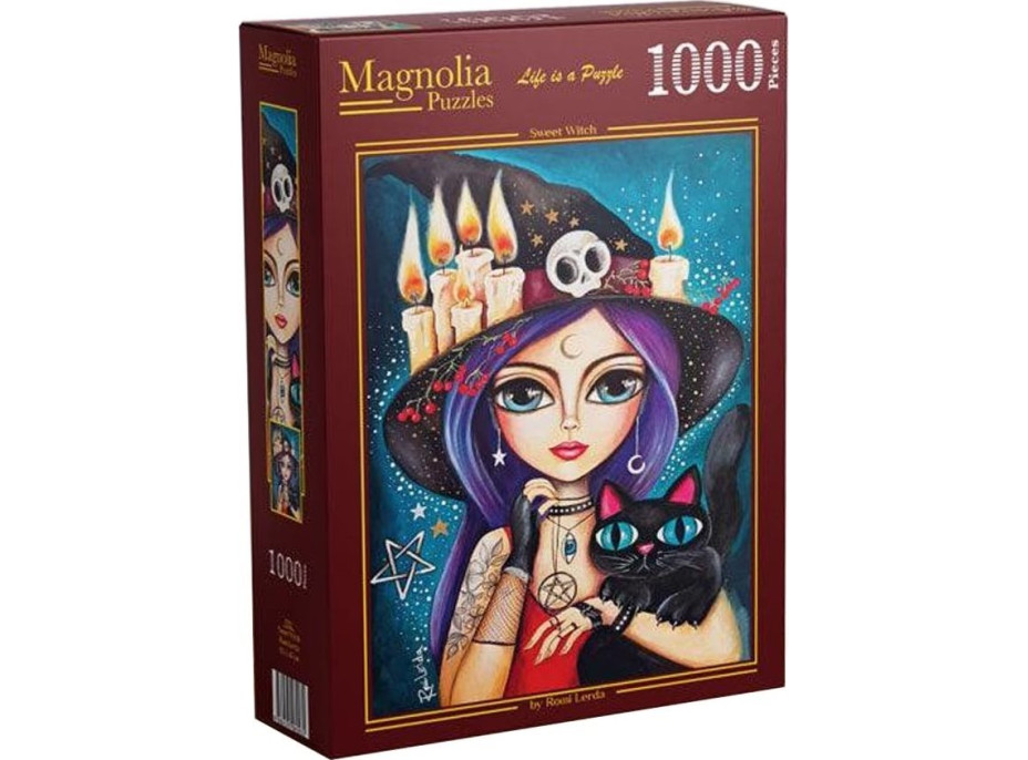 MAGNOLIA Puzzle Sladká čarodějnice 1000 dílků