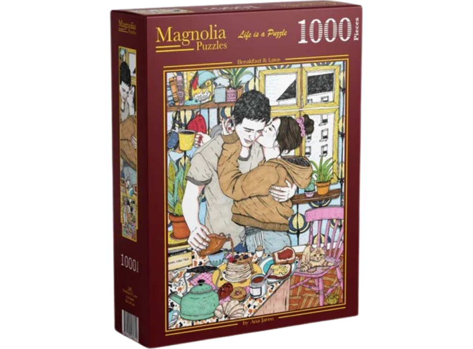 MAGNOLIA Puzzle Snídaně a láska 1000 dílků