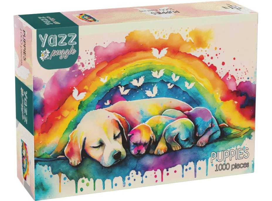 YAZZ Puzzle Štěňátka 1000 dílků