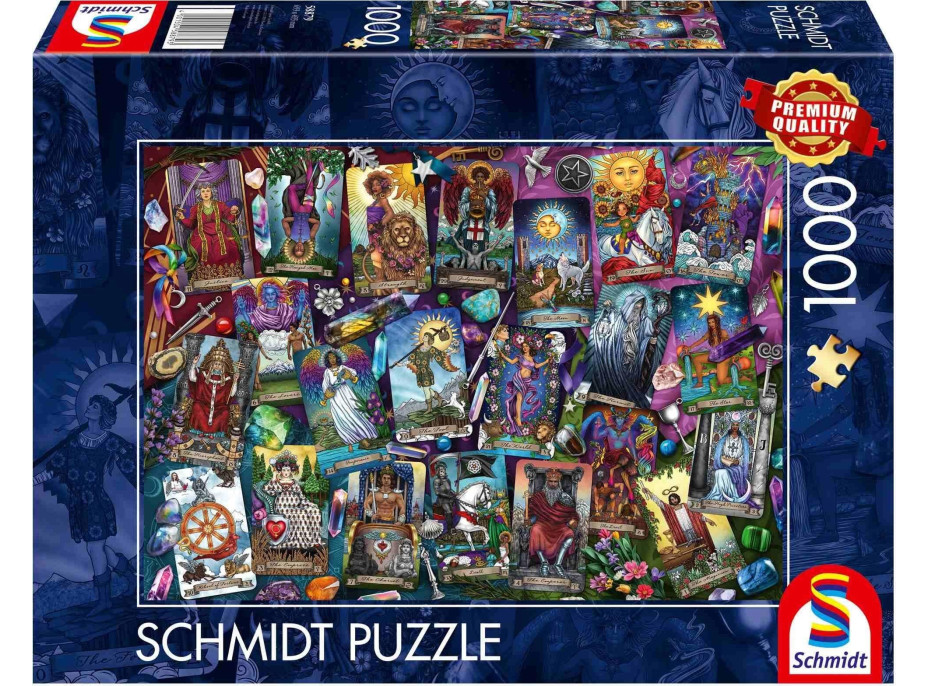 SCHMIDT Puzzle Tajemné tarotové karty 1000 dílků